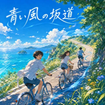 Aoi Kaze no Sakamichi (Blue Wind's Slope) artwork