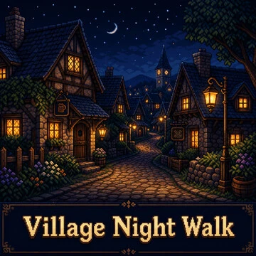 Village Night Walk artwork