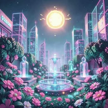 Pixel Blossom Rush 01 artwork