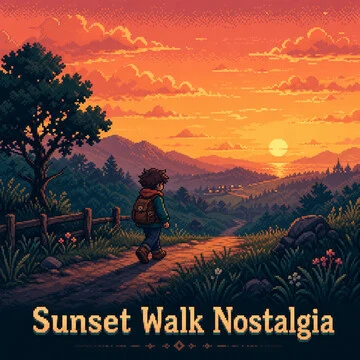 Sunset Walk Nostalgia artwork